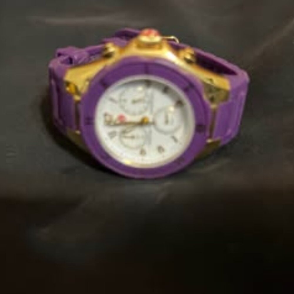 Michele Purple Jellybean Watch